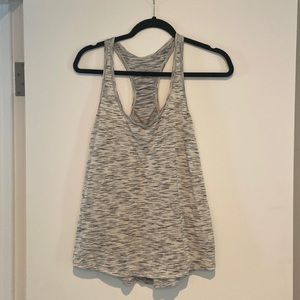 Lululemon size 6 racerback style white/gray
